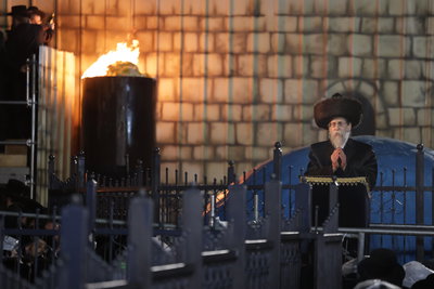 ההדלקה במירון, אמש