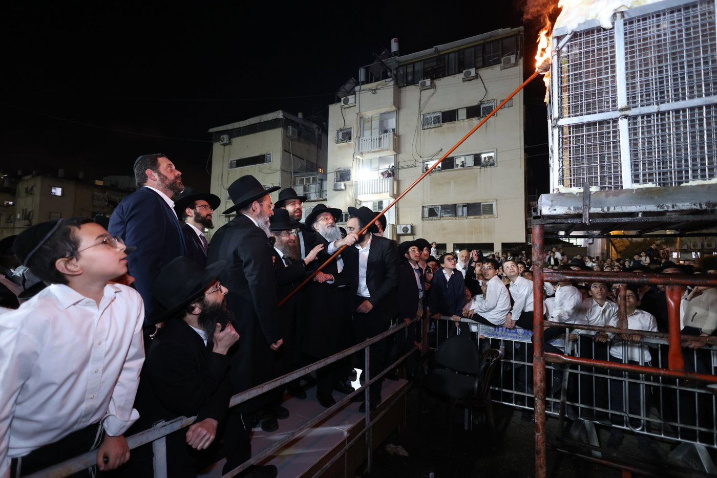 מעמד ההדלקה בשתילי זיתים