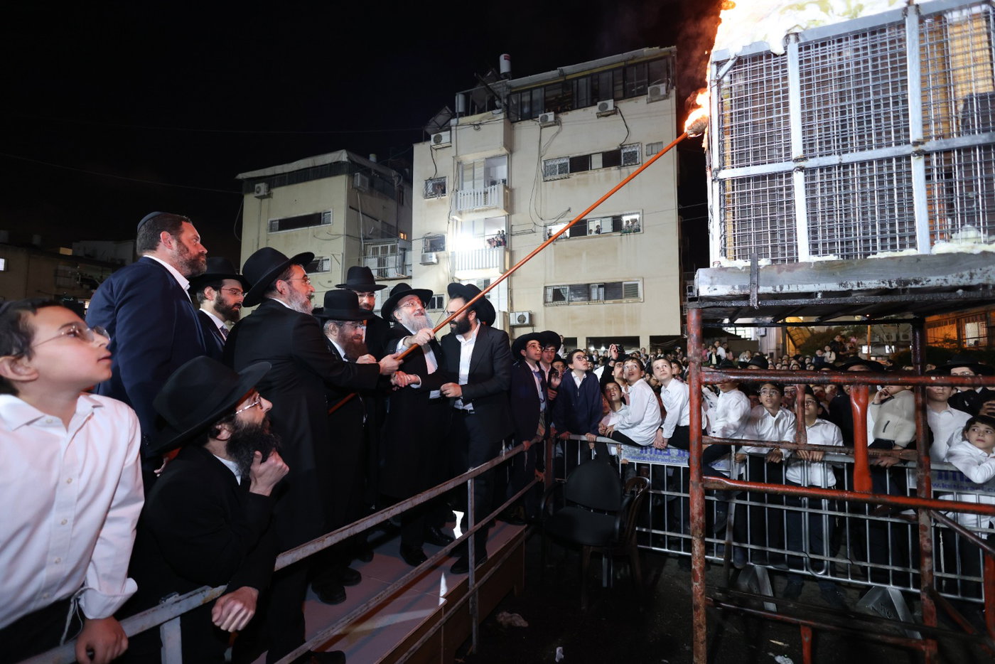 מעמד ההדלקה בשתילי זיתים