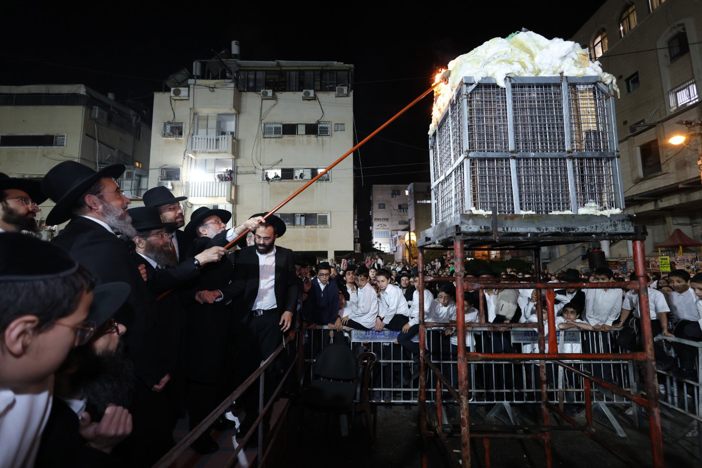 מעמד ההדלקה בשתילי זיתים