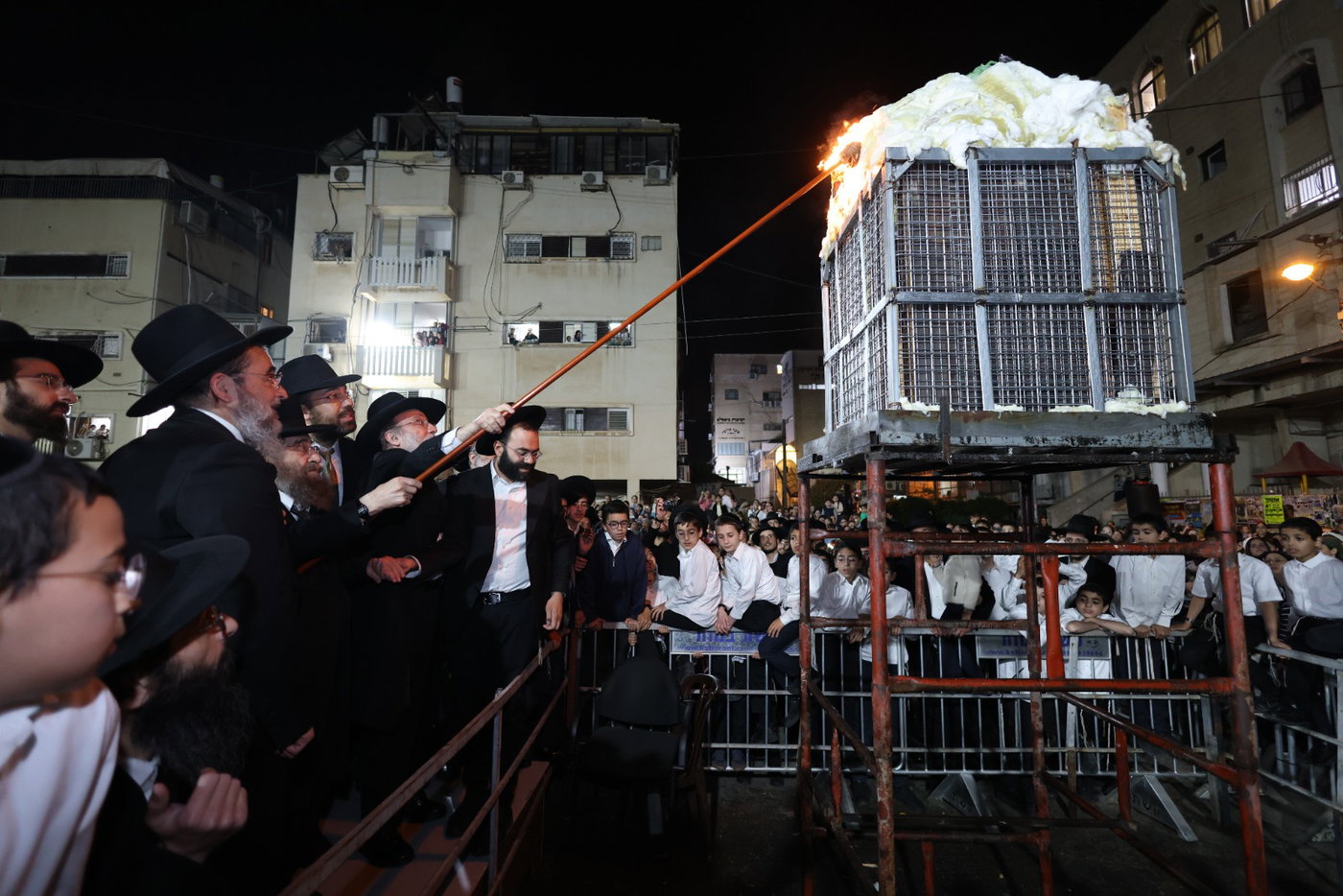 מעמד ההדלקה בשתילי זיתים