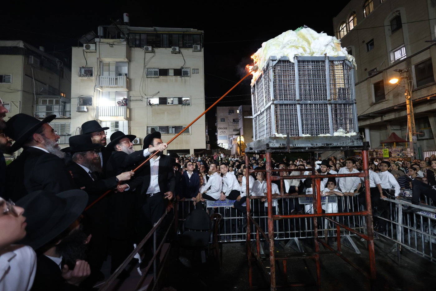 מעמד ההדלקה בשתילי זיתים