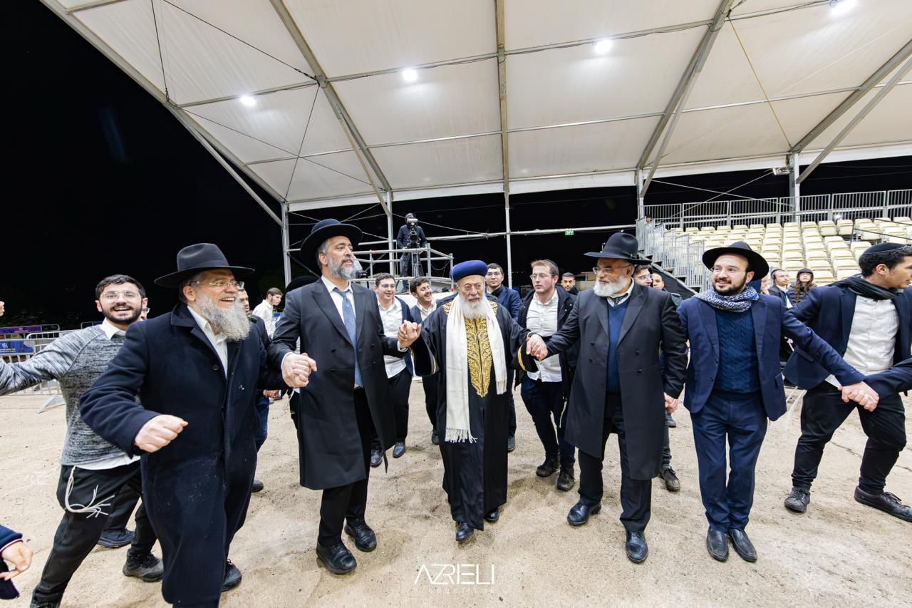 הגרש"מ עמאר בהדלקה ל"ג בעומר