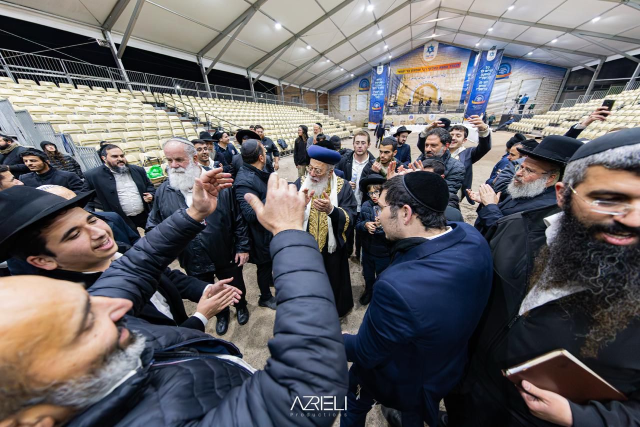 הגרש"מ עמאר בהדלקה ל"ג בעומר