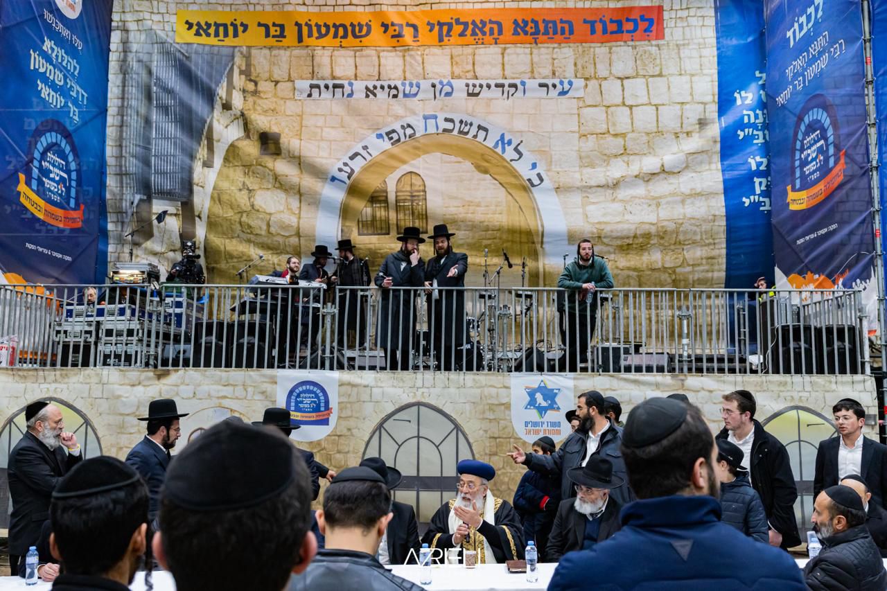 הגרש"מ עמאר בהדלקה ל"ג בעומר