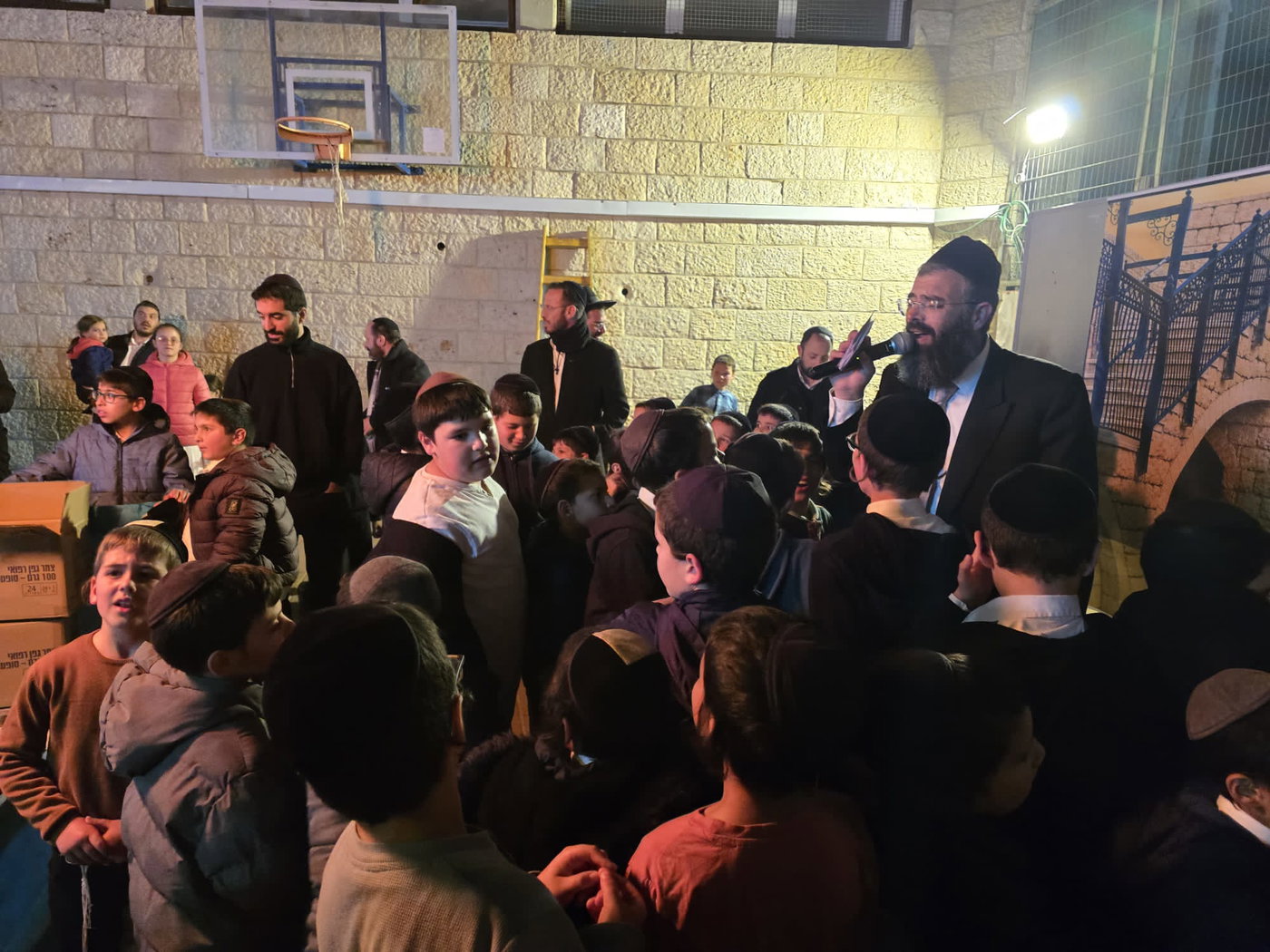 מעמד ההדלקה בת"ת "חזון מאיר ובית ישראל"
