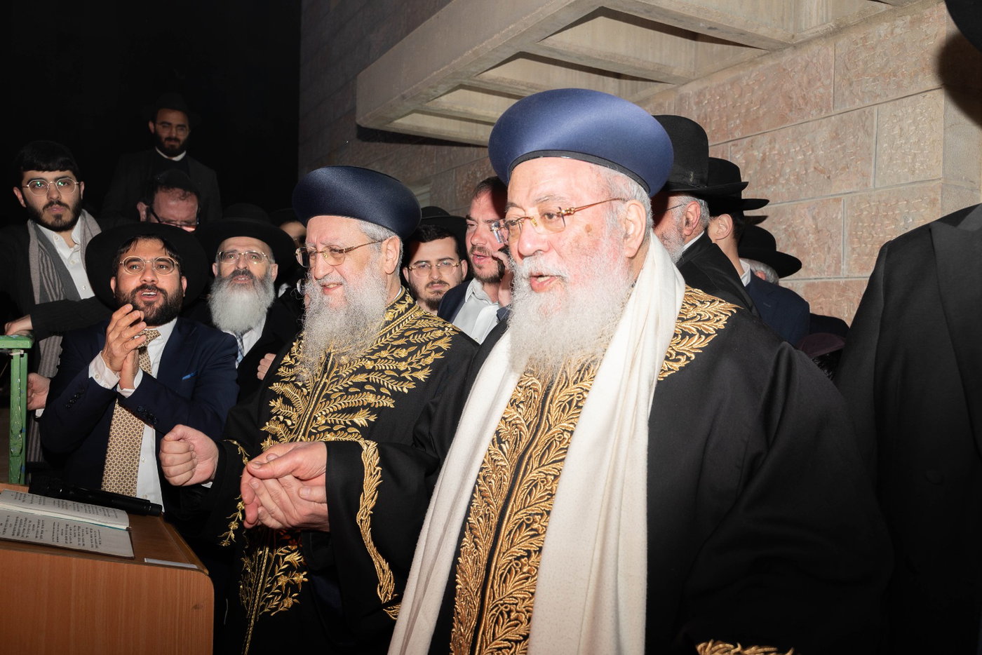 מעמד ההדלקה אצל הגרש"מ עמאר
