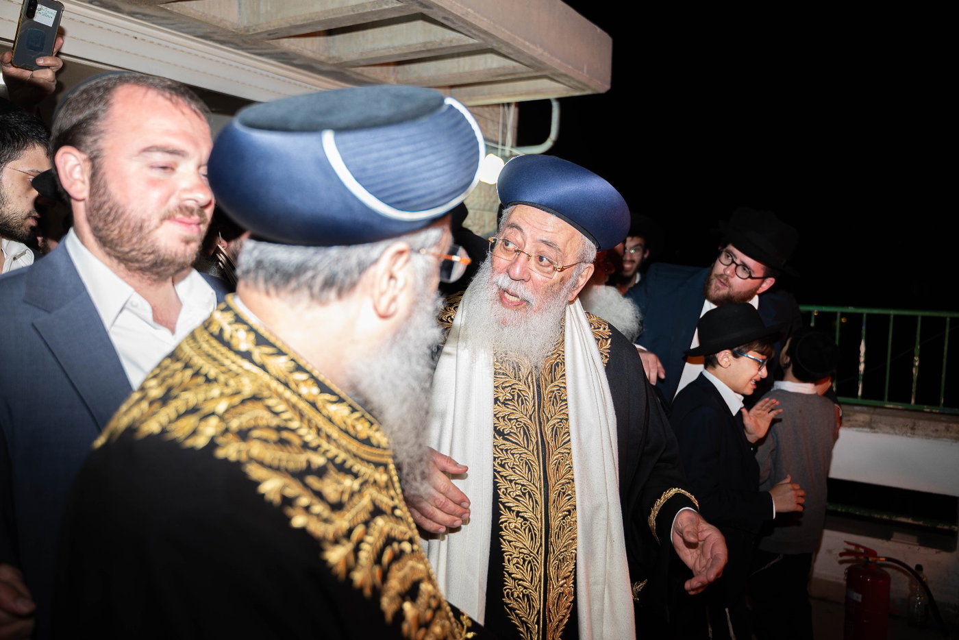 מעמד ההדלקה אצל הגרש"מ עמאר