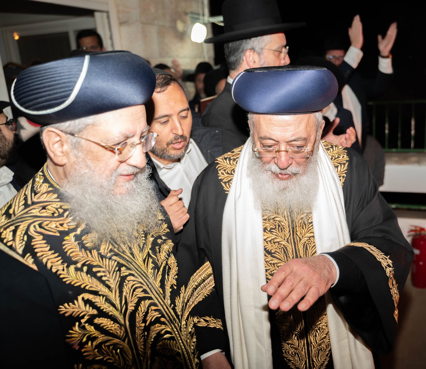 מעמד ההדלקה אצל הגרש"מ עמאר