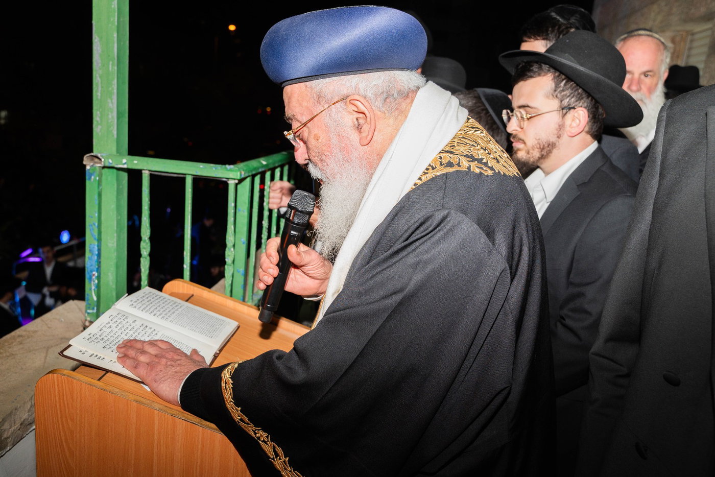 מעמד ההדלקה אצל הגרש"מ עמאר