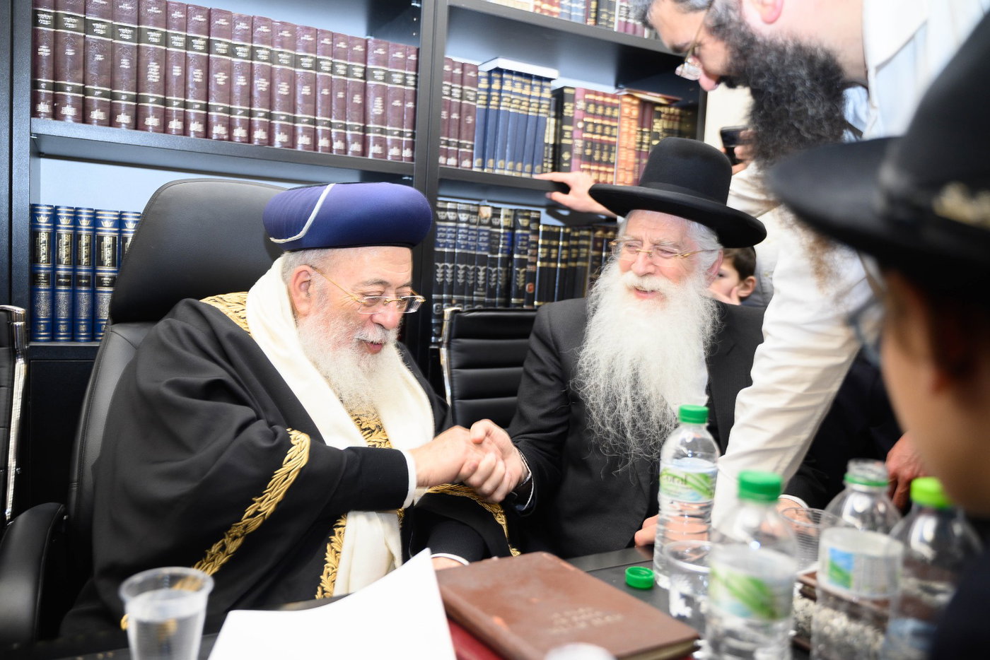 מעמד ההדלקה אצל הגרש"מ עמאר