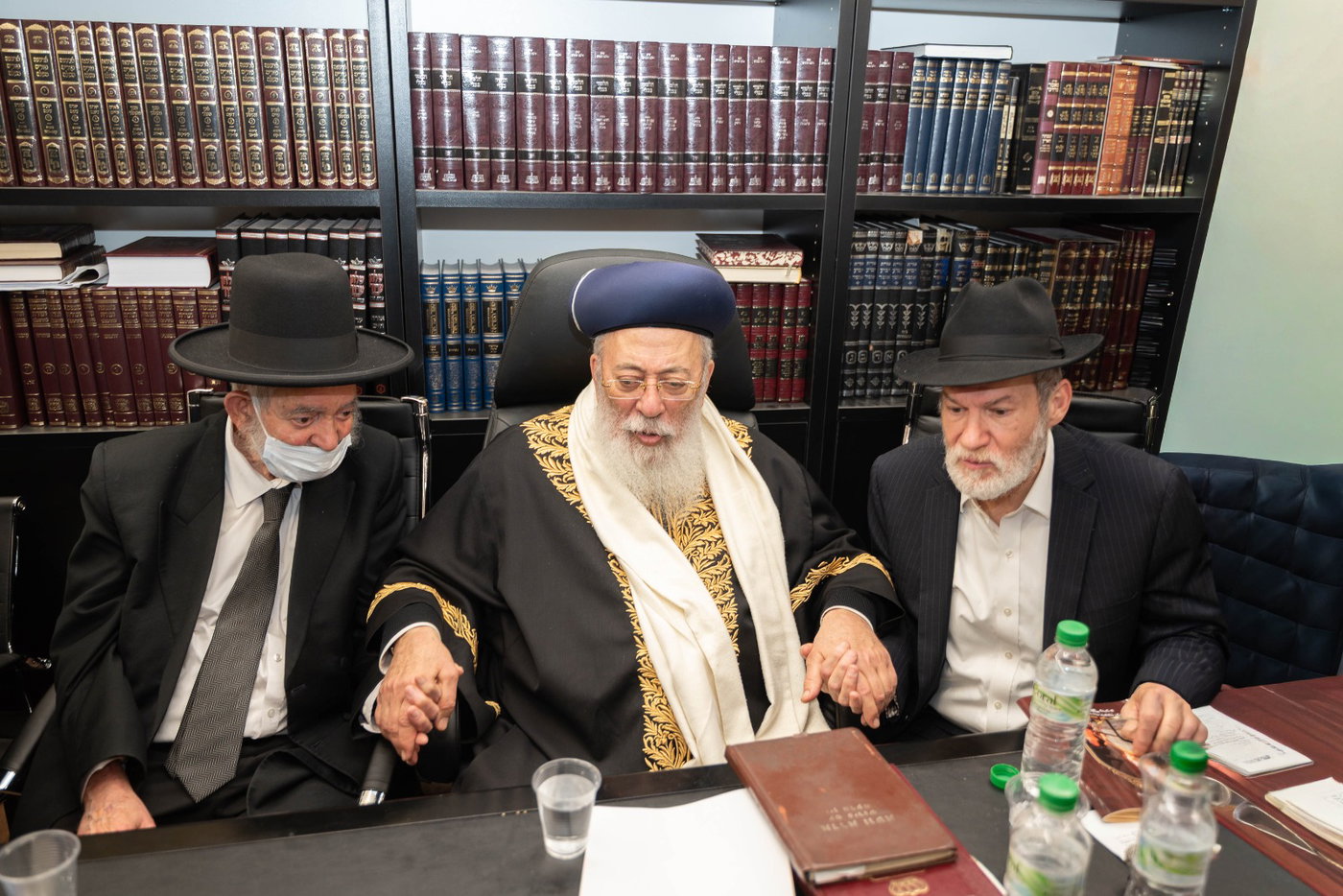 מעמד ההדלקה אצל הגרש"מ עמאר