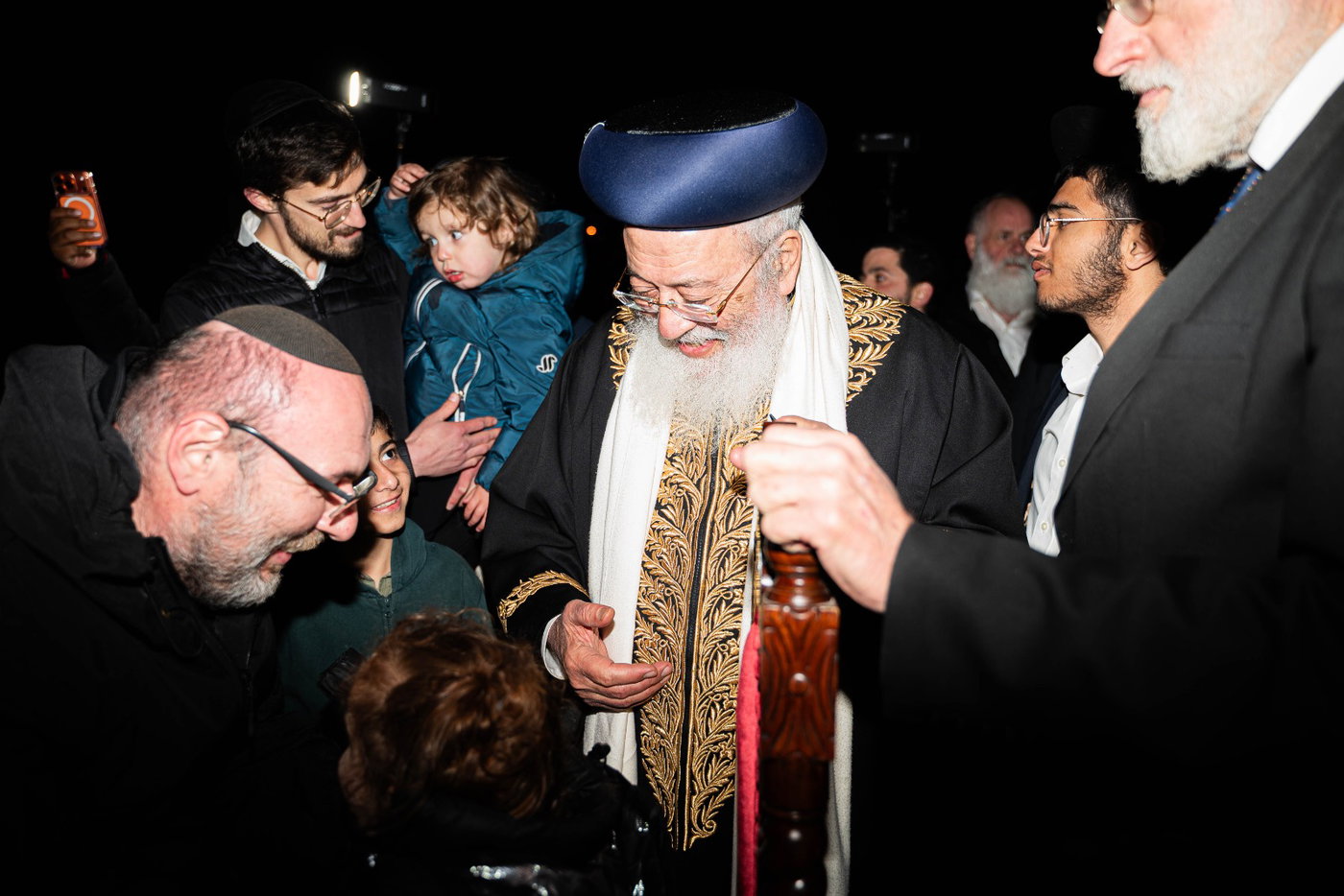 מעמד ההדלקה אצל הגרש"מ עמאר