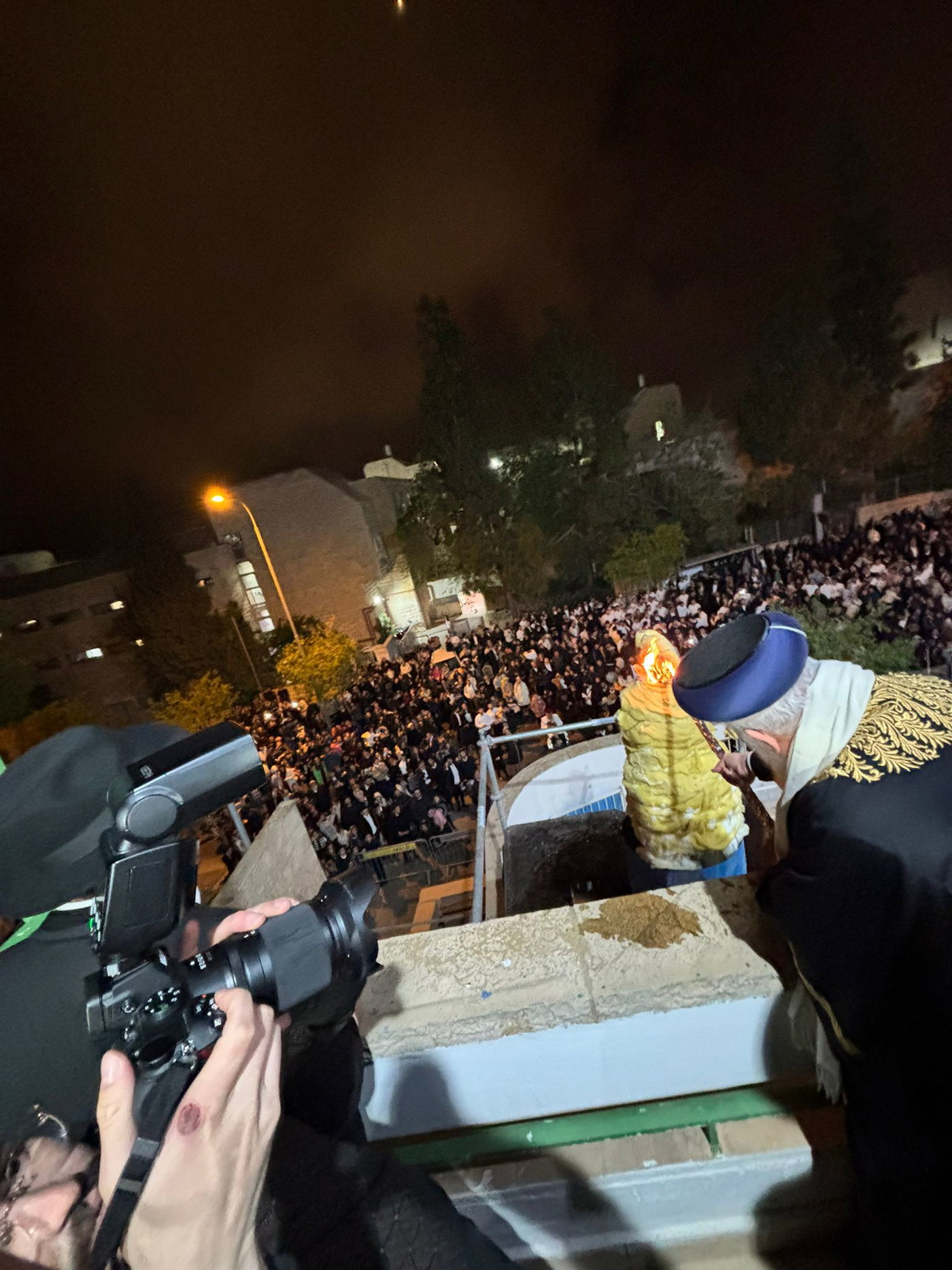 מעמד ההדלקה אצל הגרש"מ עמאר