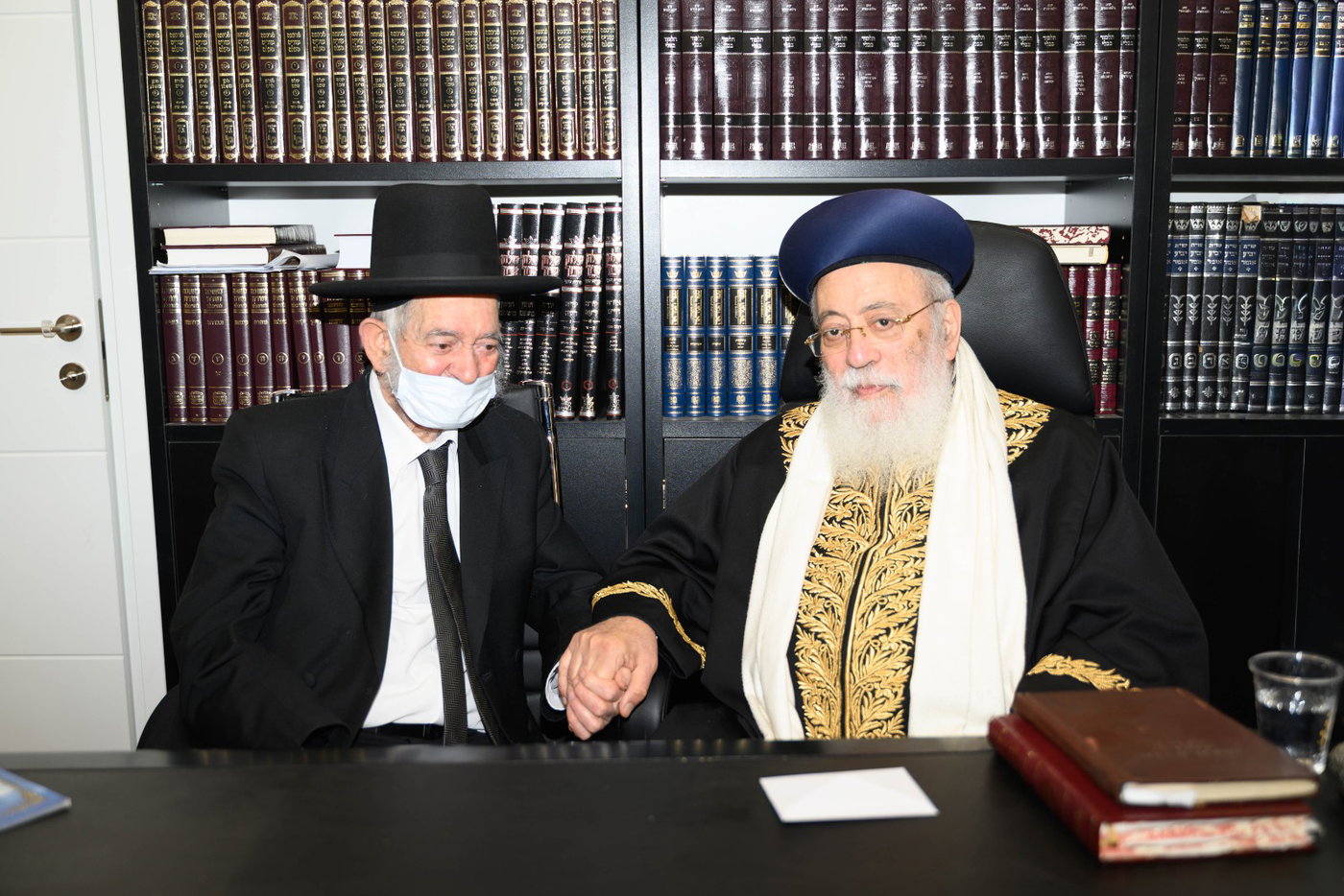 מעמד ההדלקה אצל הגרש"מ עמאר