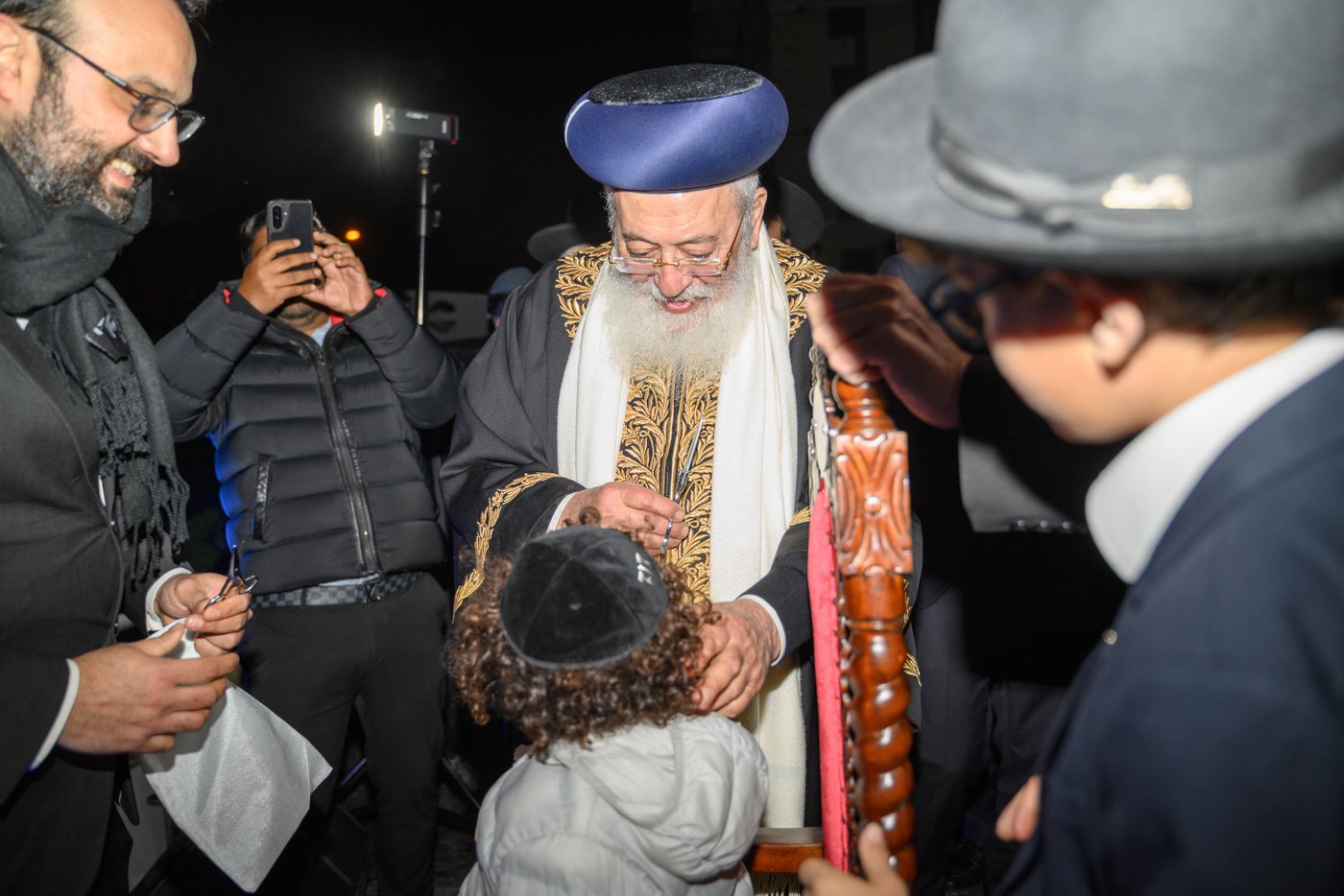 מעמד ההדלקה אצל הגרש"מ עמאר