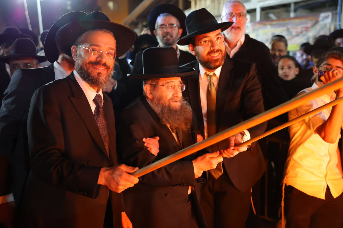מעמד ההדלקה בשיכון ג'