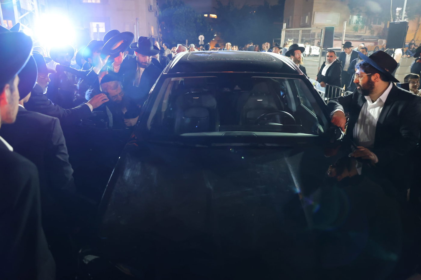 מעמד ההדלקה בשיכון ג'