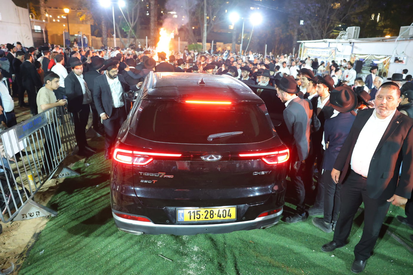 מעמד ההדלקה בשיכון ג'