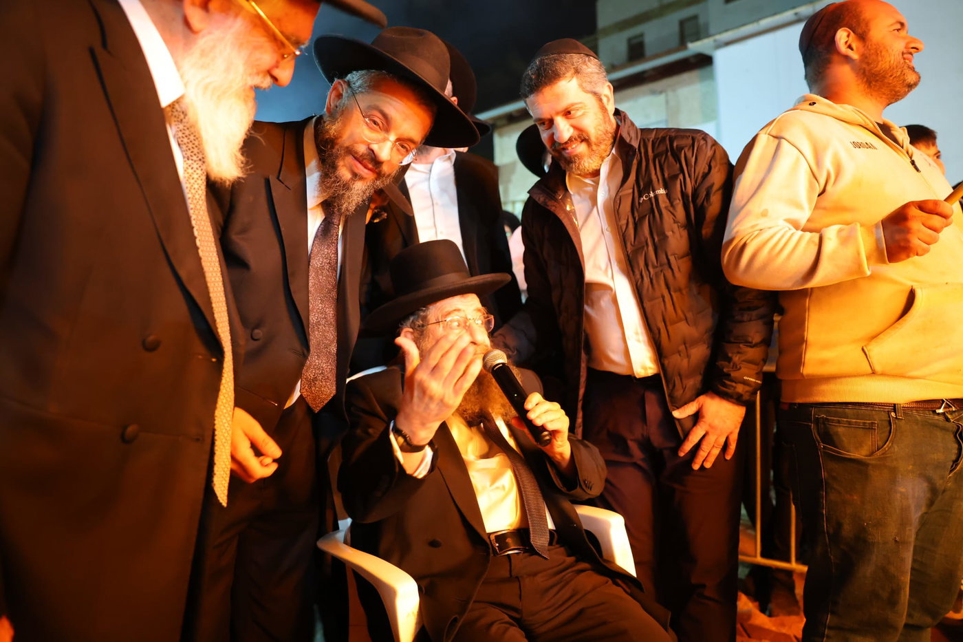 מעמד ההדלקה בשיכון ג'