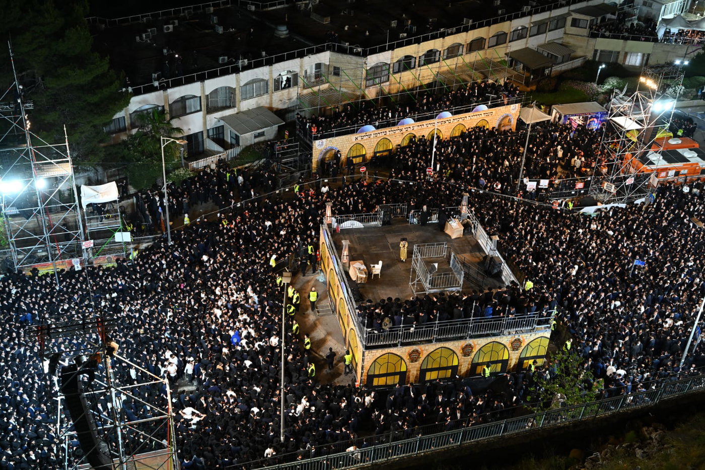 מעמד ההדלקה של רבי מיילך בידרמן בירושלים
