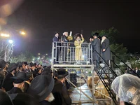מעמד ההדלקה של רבי מיילך בידרמן בירושלים