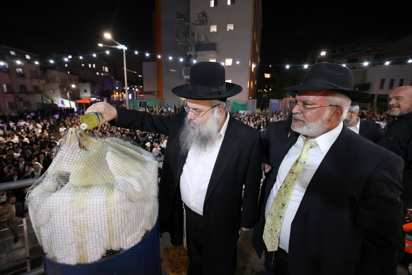 מעמד ההדלקה בבני ברק