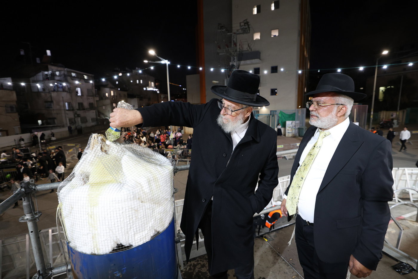 מעמד ההדלקה בבני ברק