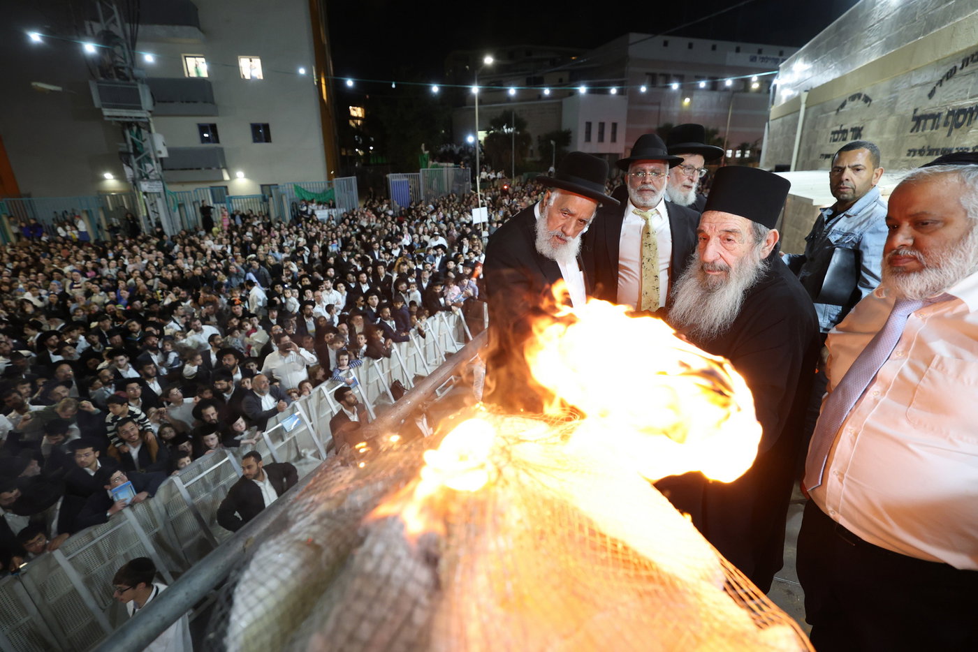 מעמד ההדלקה בבני ברק
