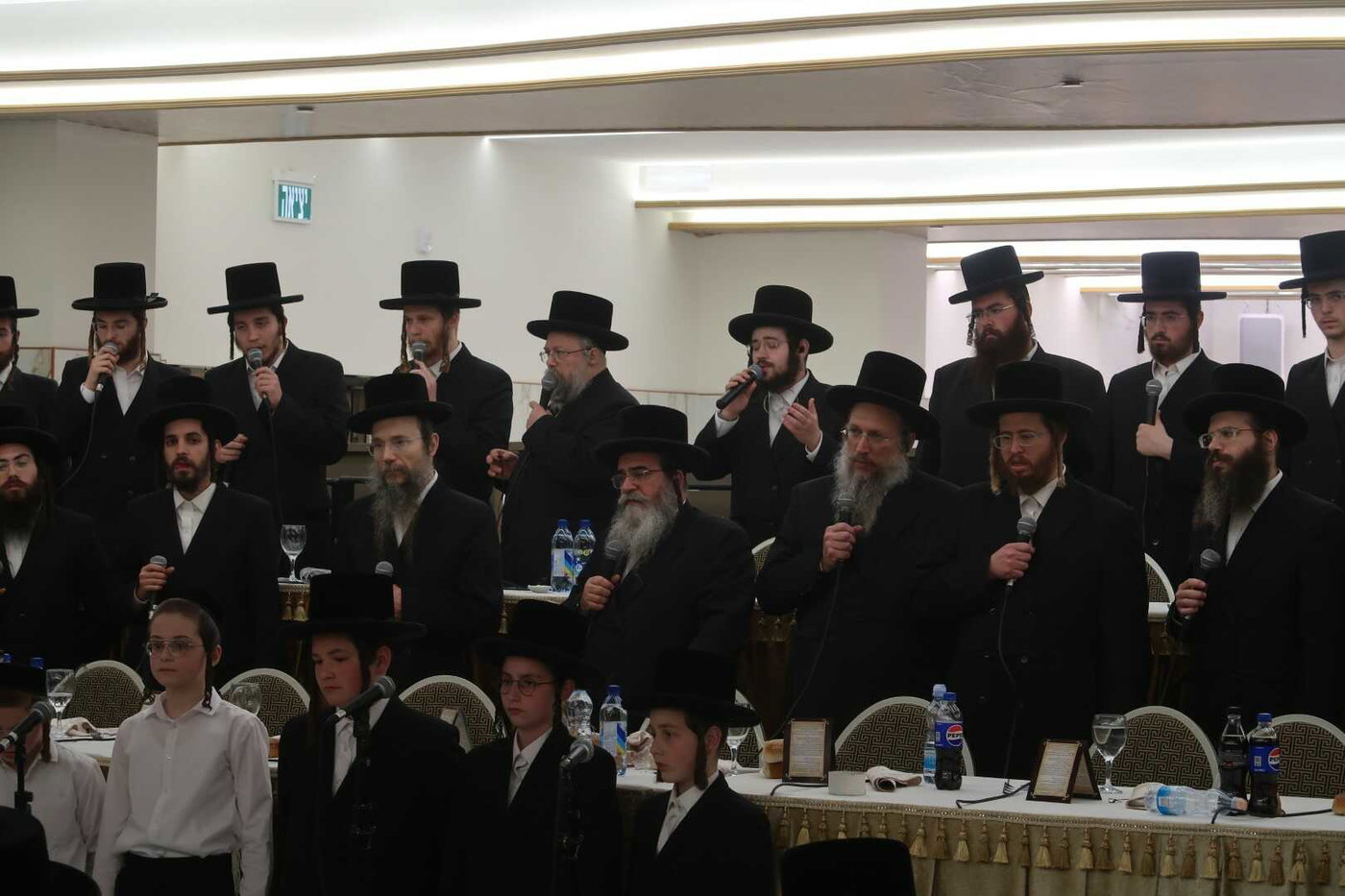 האדמו"ר מסערט ויז'ניץ בטיש פסח שני