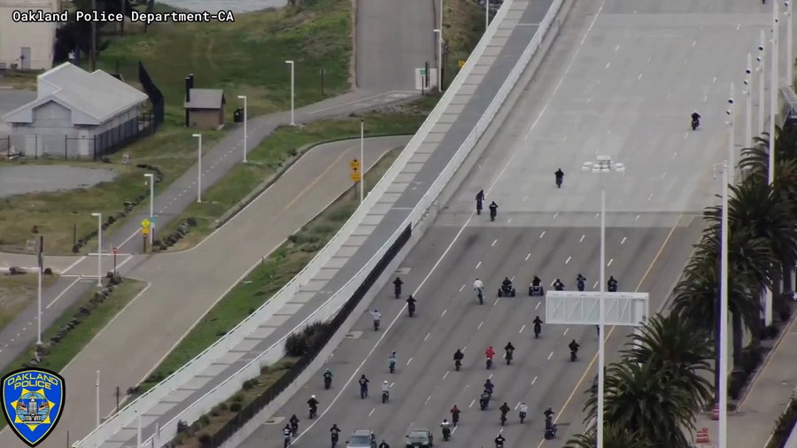 תיעוד ההתפרעות על הגשר והחסימה המשטרתית