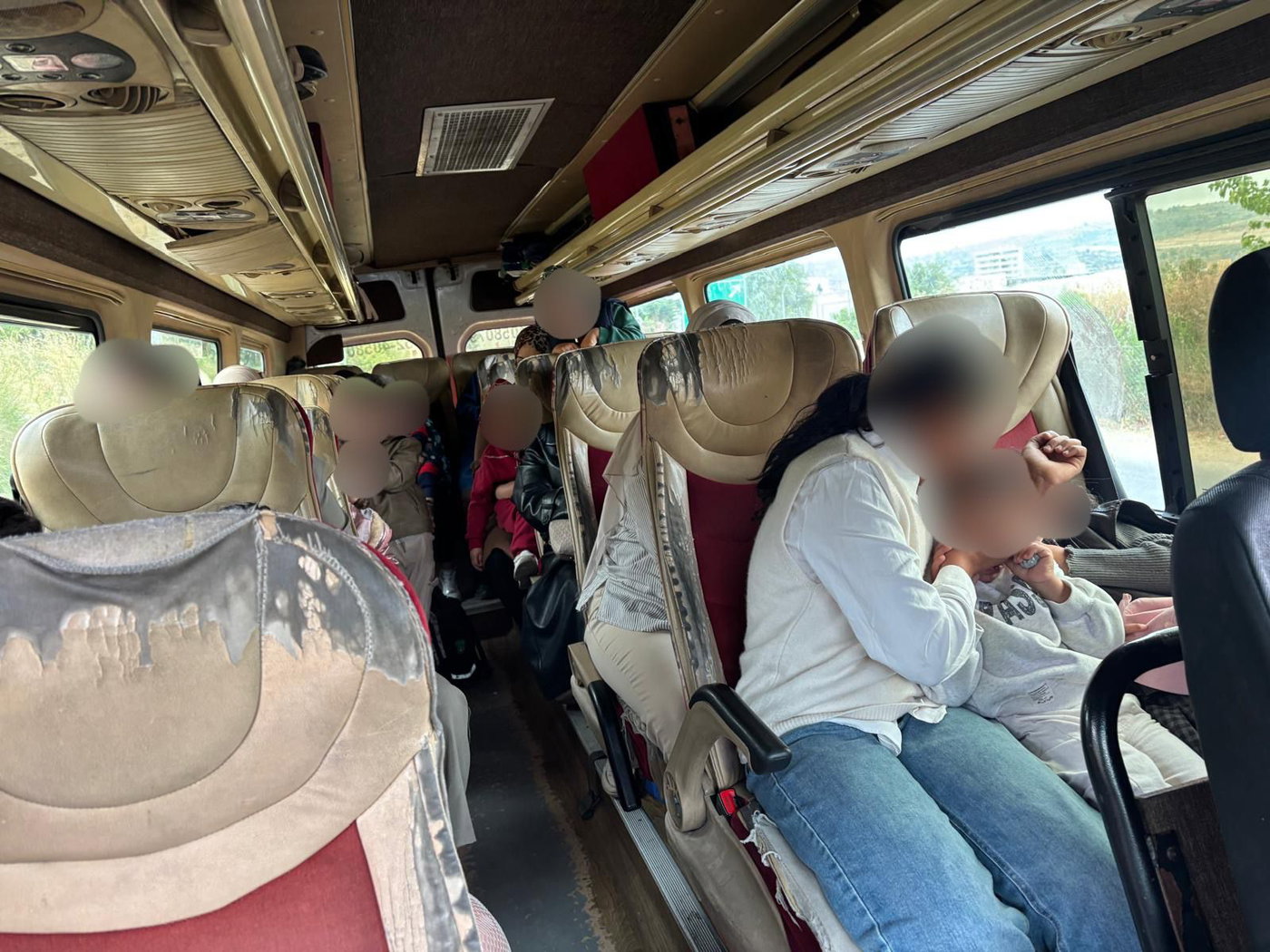 כך ניסה נהג ההסעות להטעות את המשטרה - עם עשרים ילדים בפנים
