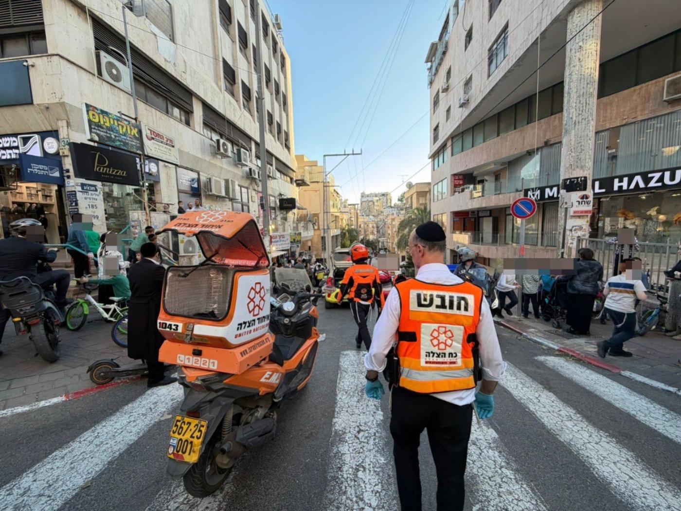 זירת תאונה במעורבות ילד