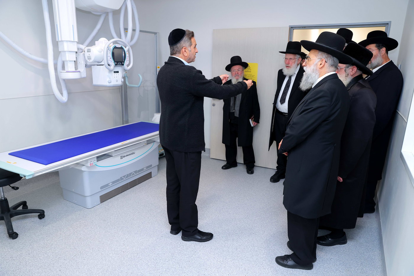 מעמד חנוכת הבית של המוקד לרפואה דחופה במודיעין עילית בהשתתפות כלל רבני העיר 