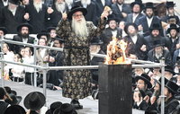 ל"ג בעומר בחצה"ק צאנז