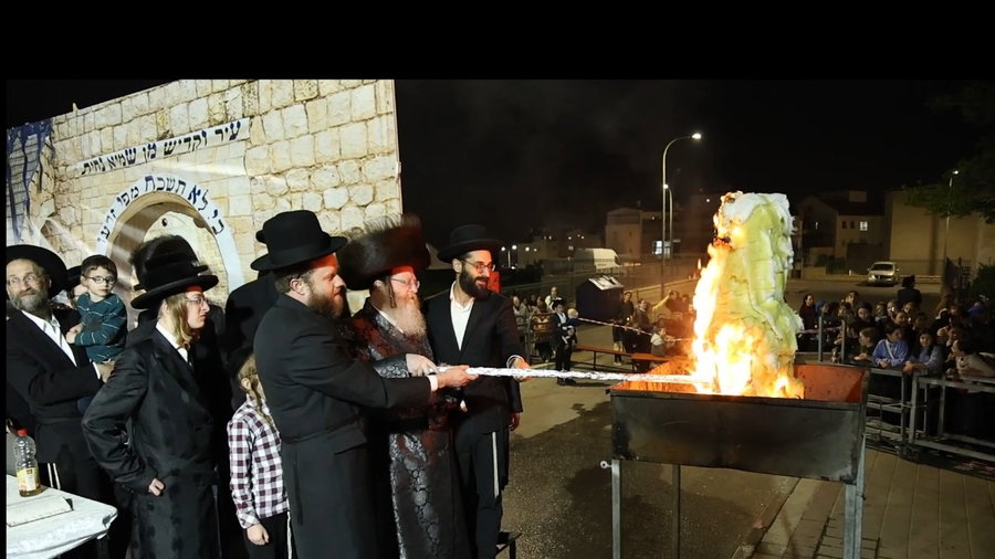 ל"ג בעומר בחצה"ק טרעבישאן
