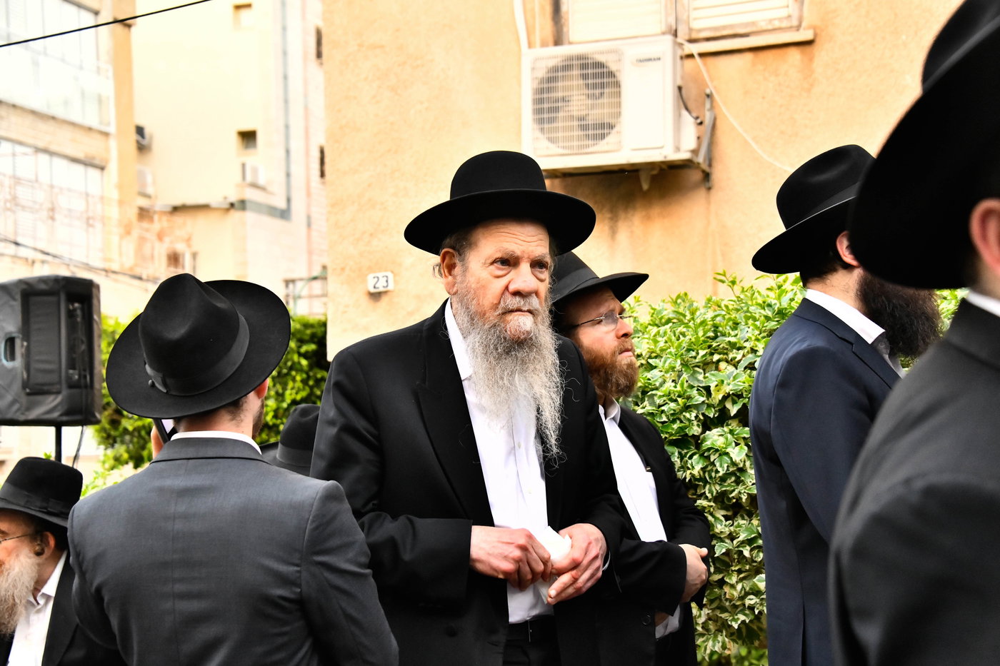 מסע הלוויית הגאון רבי דוד שמידל זצ"ל