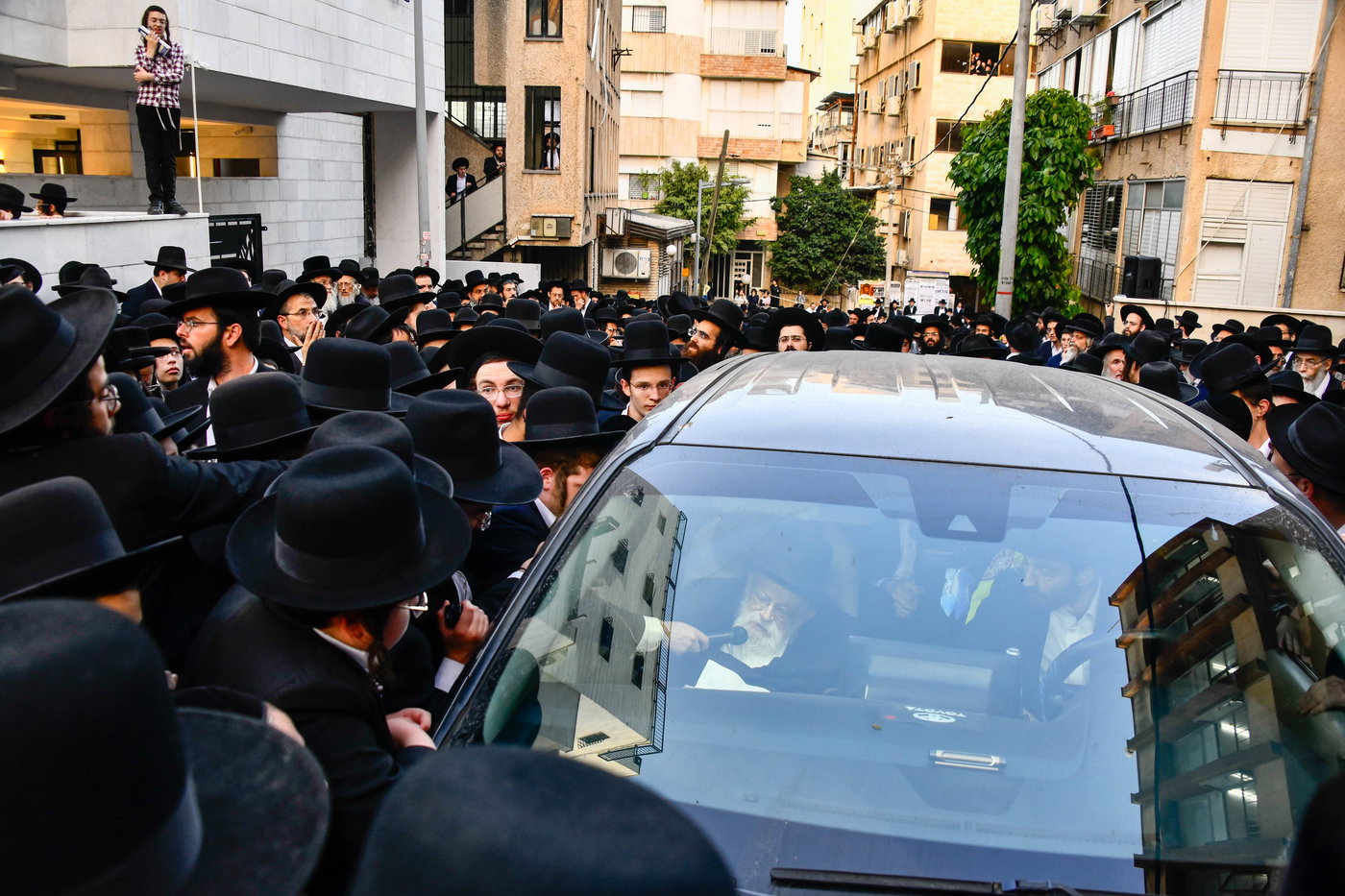 מסע הלוויית הגאון רבי דוד שמידל זצ"ל