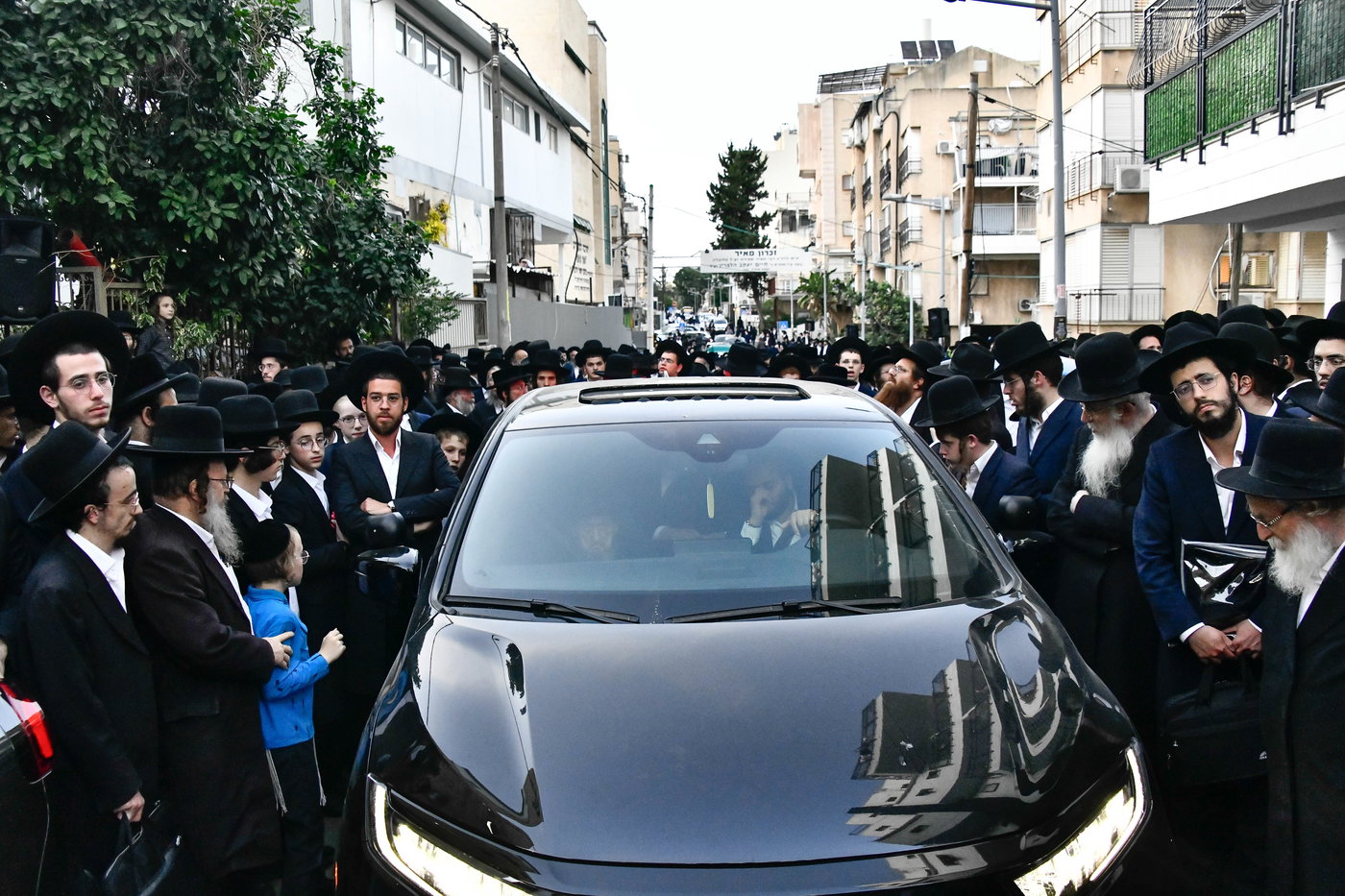 מסע הלוויית הגאון רבי דוד שמידל זצ"ל