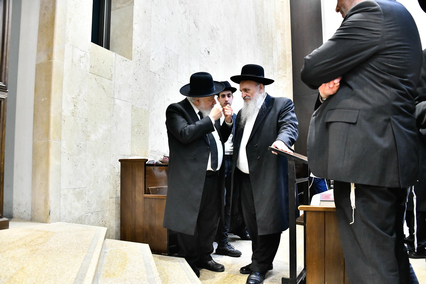 הגאון רבי חיים פיינשטיין בישיבת מאור התלמוד