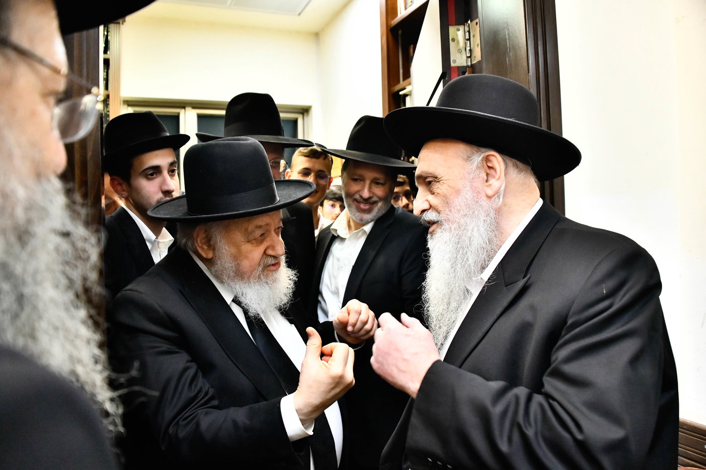 הגאון רבי חיים פיינשטיין בישיבת מאור התלמוד