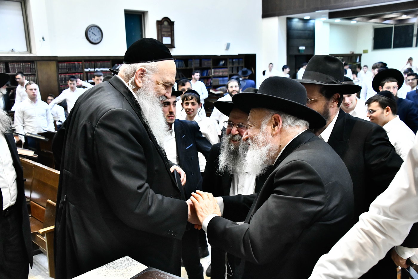 הגאון רבי חיים פיינשטיין בישיבת מאור התלמוד