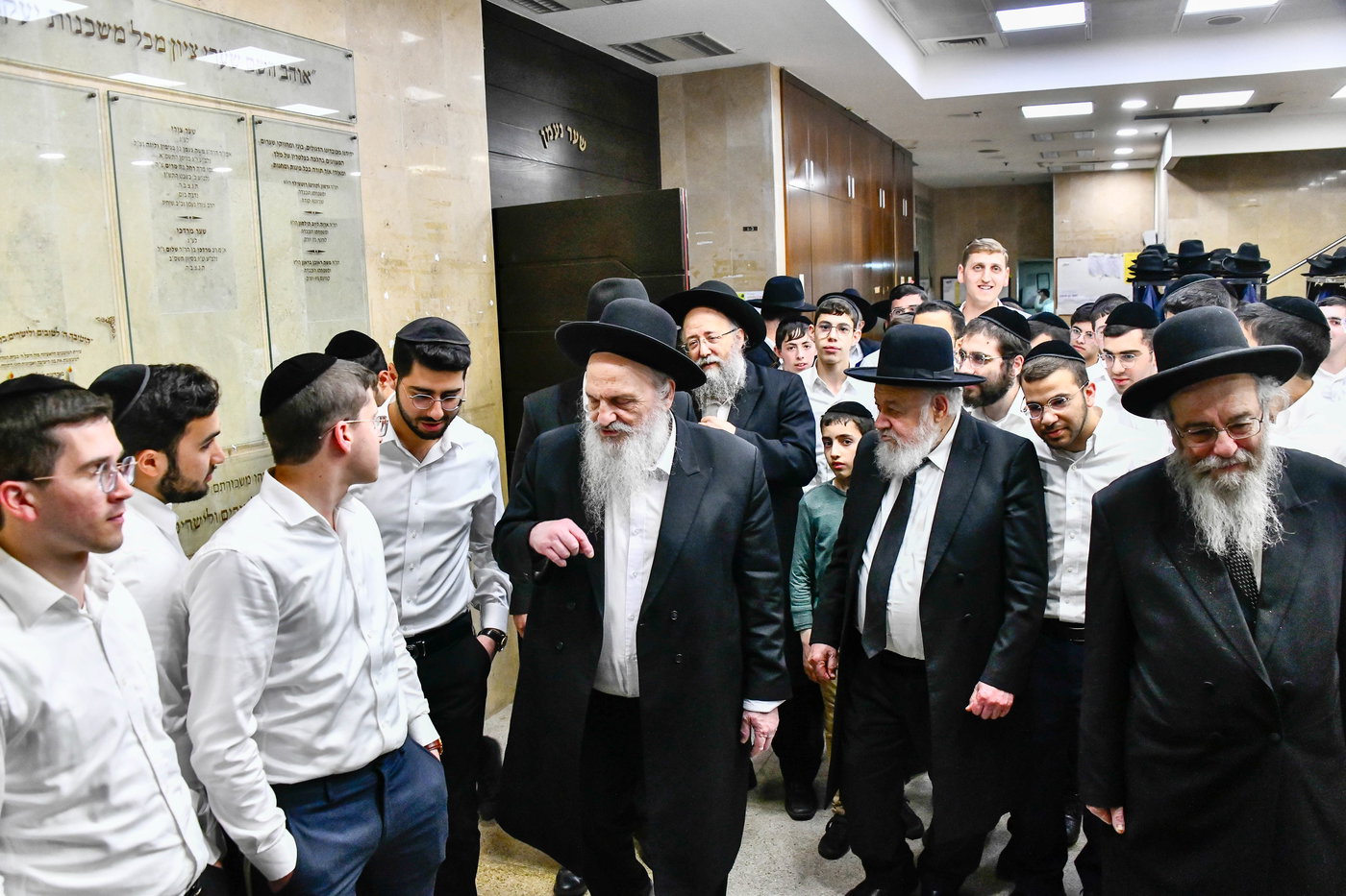 הגאון רבי חיים פיינשטיין בישיבת מאור התלמוד