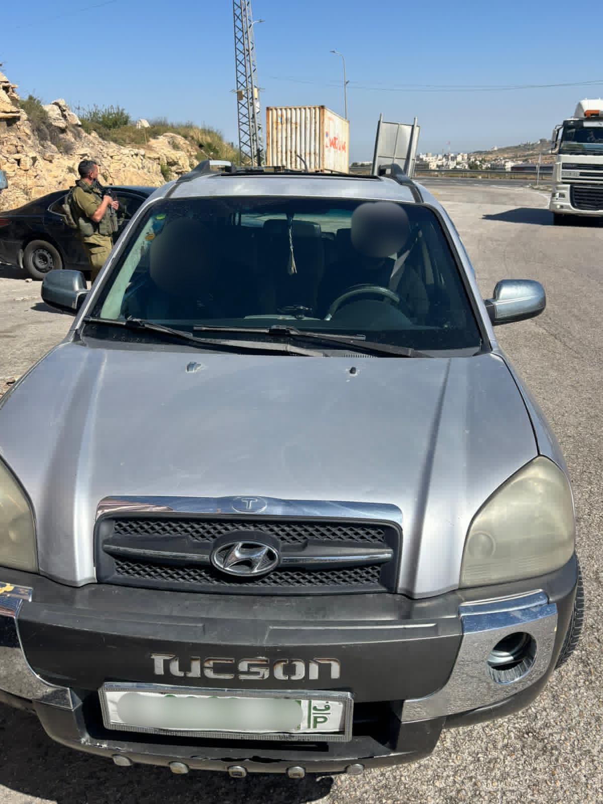 הרכב שנתפס