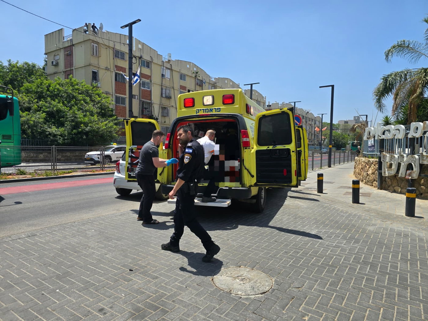 זירת האירוע בלוד