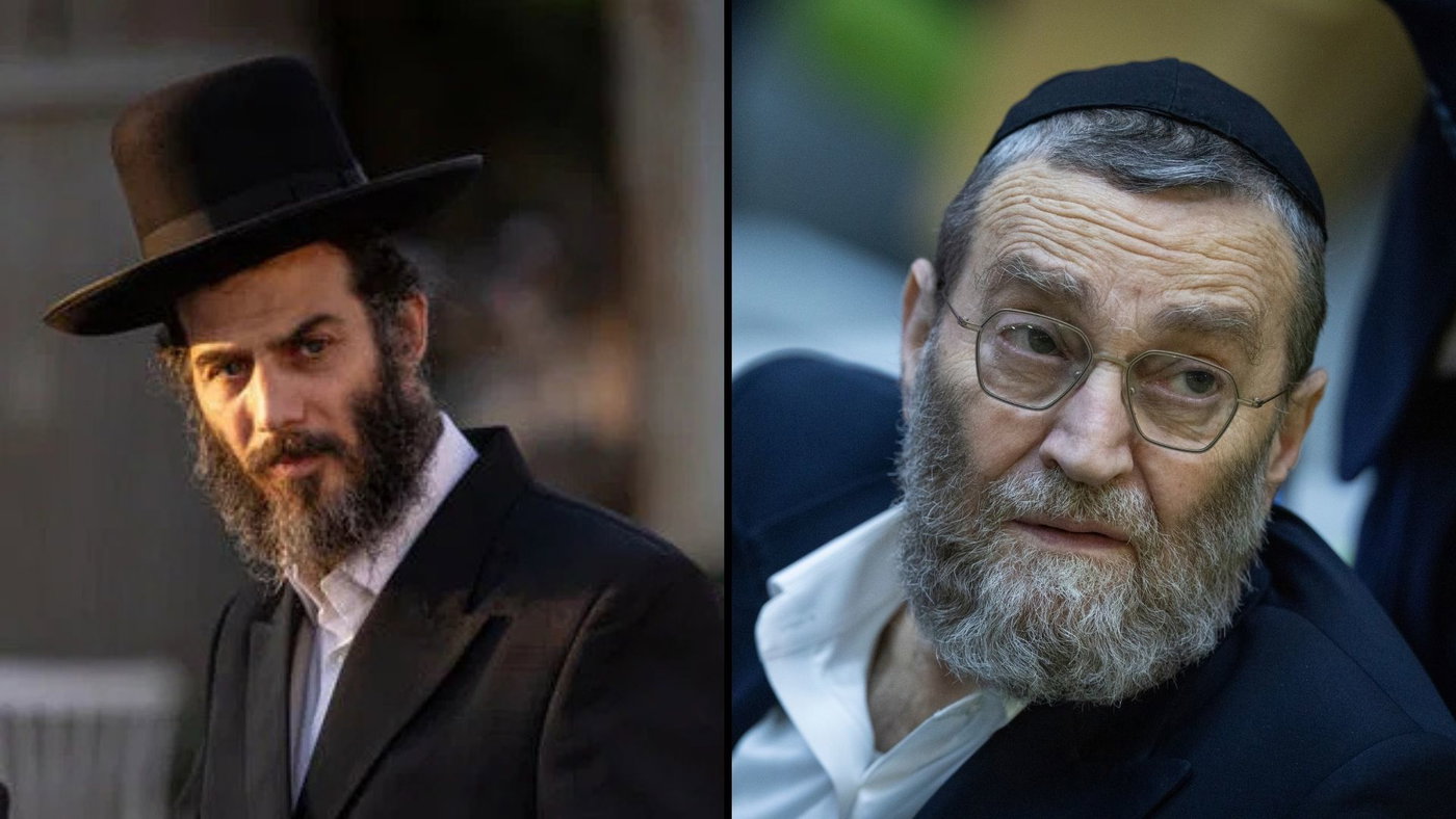 חבר הכנסת משה גפני מימין, מוטי בבצ'יק משמאל, אילוסטרציה