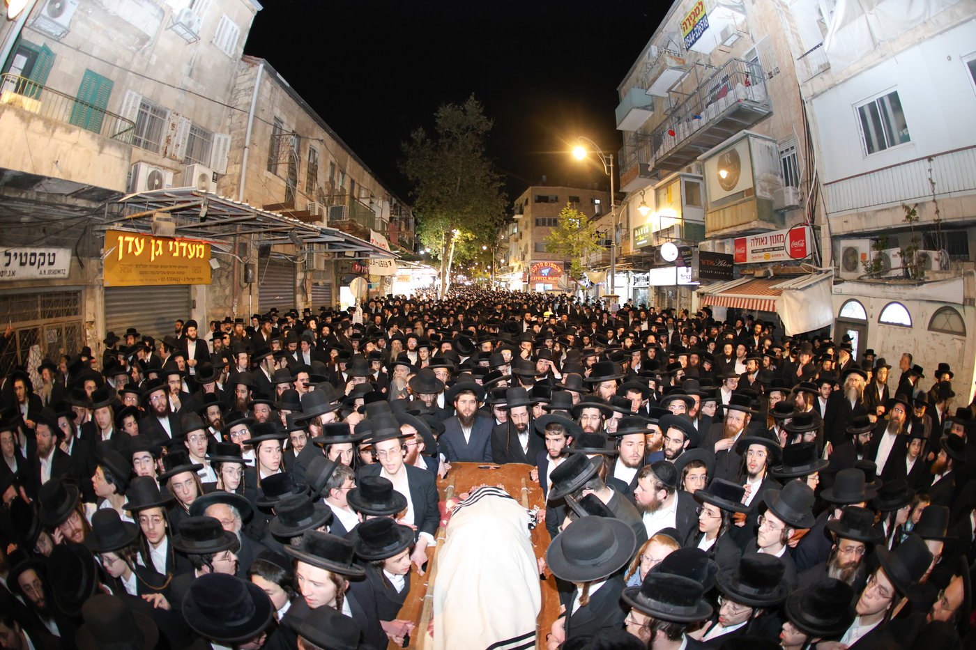 מסע הלויית הגאון רבי דוד שמידל זצ"ל בירושלים