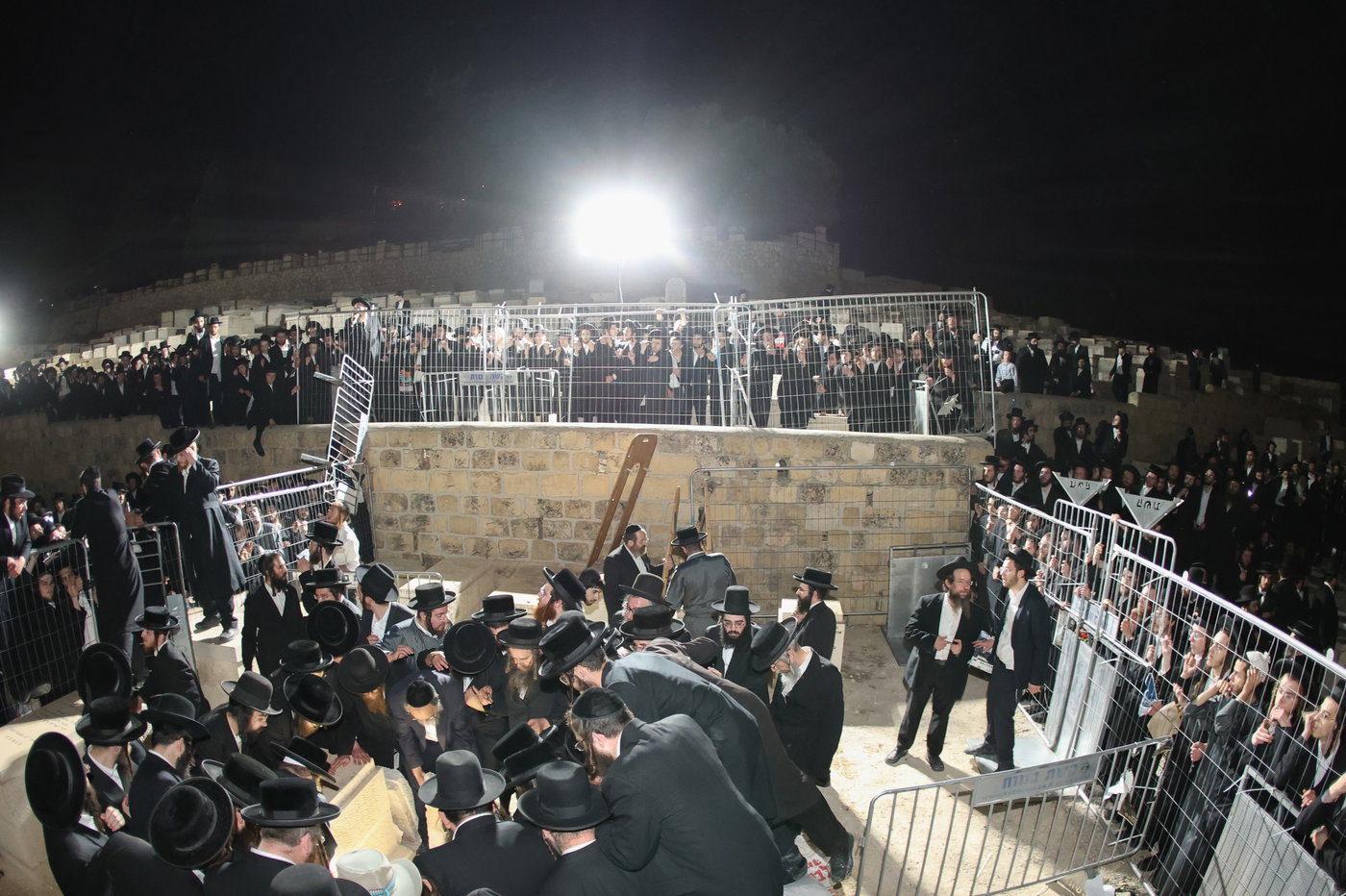 מסע הלויית הגאון רבי דוד שמידל זצ"ל בירושלים