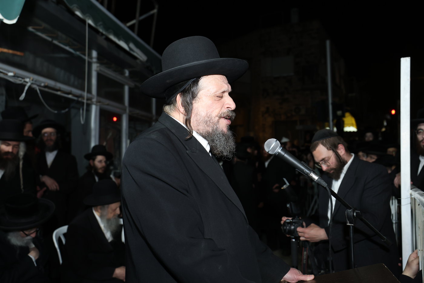 מסע הלויית הגאון רבי דוד שמידל זצ"ל בירושלים