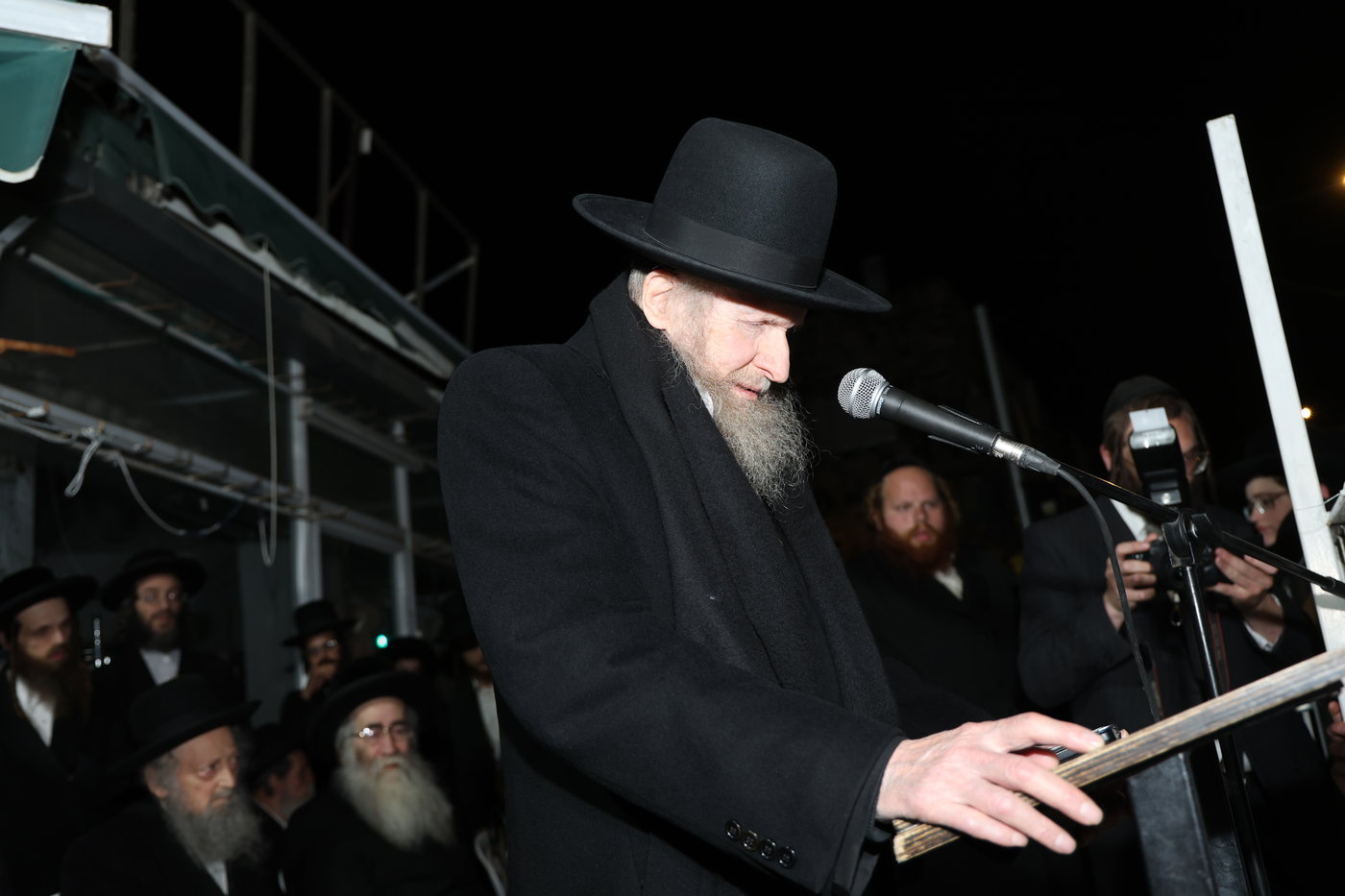 מסע הלויית הגאון רבי דוד שמידל זצ"ל בירושלים
